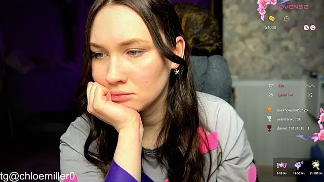 ChloeMillerMeow online show from January 29, 1:05 am