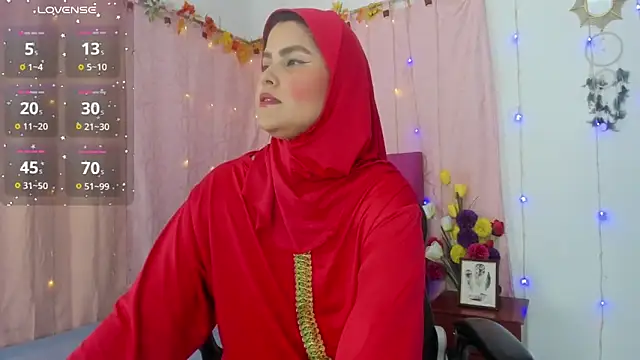 AishaAmin  online show from February 16, 12:23 pm