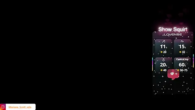 mariana scott   online show from March 11, 11:59 pm