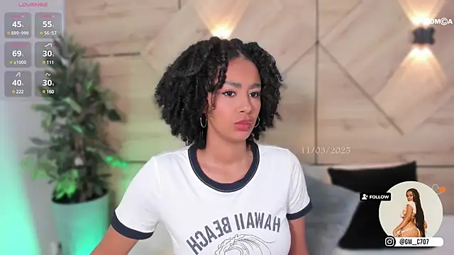 GemmaCarter  online show from March 11, 7:25 pm