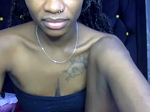 Snapshot of sweetblackbeauty001 chatting on September 9, 8:25 am sweetblackbeauty001 online show from September 9, 8:25 am