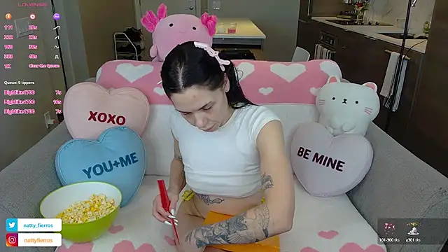 NattyFierros online show from January 22, 8:59 pm