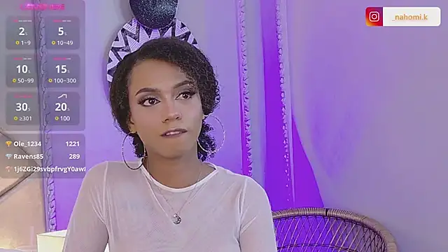 Nahomi King online show from January 25, 7:39 pm