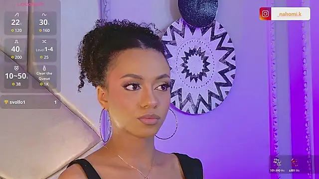 Nahomi King online show from February 15, 1:05 pm