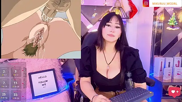 mikuru hara online show from December 25, 2:46 am