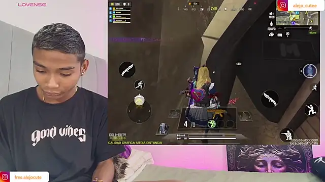 alejo cute online show from February 10, 1:22 pm