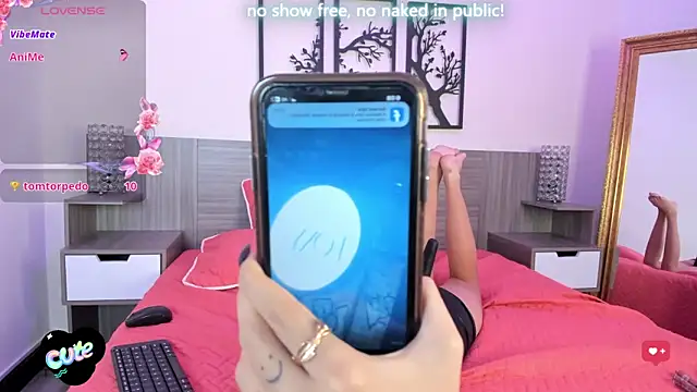 Snapshot of SkinnyFoxy chatting on February 12, 11:09 pm SkinnyFoxy online show from February 12, 11:09 pm