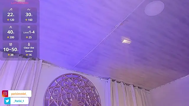 Snapshot of _PARISI_ chatting on February 6, 12:54 am PARISI online show from February 6, 12:54 am