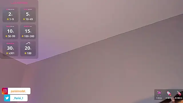 Snapshot of _PARISI_ chatting on February 9, 12:49 am PARISI online show from February 9, 12:49 am