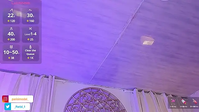 Snapshot of _PARISI_ chatting on February 14, 12:51 am PARISI online show from February 14, 12:51 am