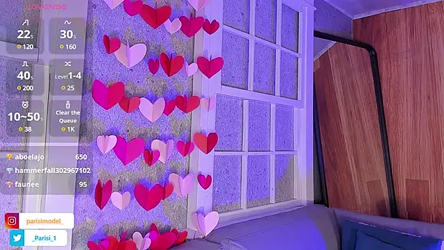 Snapshot of _PARISI_ chatting on February 18, 12:48 am PARISI online show from February 18, 12:48 am