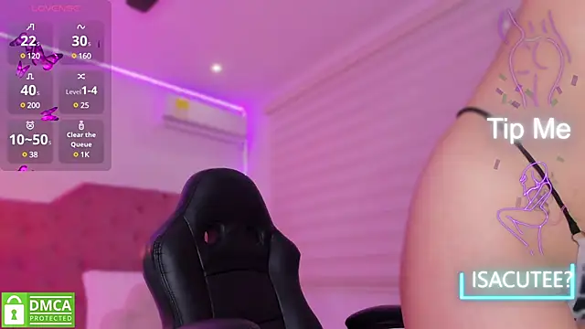 Snapshot of ISA__CUTEE chatting on March 7, 2:57 am ISA CUTEE online show from March 7, 2:57 am