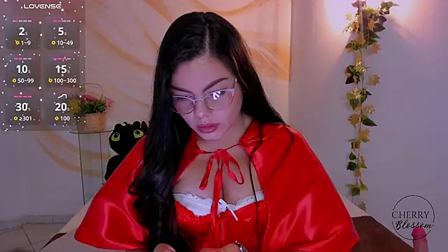 Snapshot of CherryBlossomm_ chatting on October 19, 1:17 am CherryBlossomm online show from October 19, 1:17 am