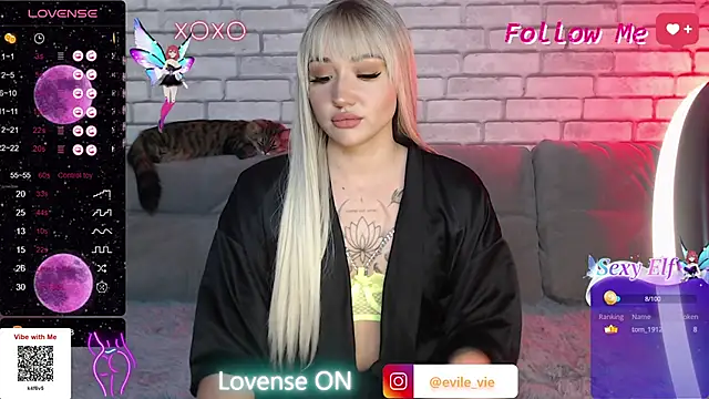 Eva Evile online show from February 23, 9:11 am