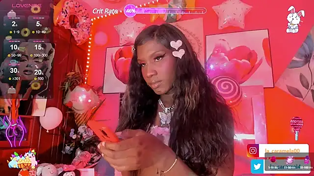 Snapshot of Dulcee_kandy chatting on January 22, 9:32 pm Dulcee kandy online show from January 22, 9:32 pm