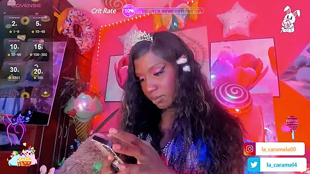 Snapshot of Dulcee_kandy chatting on February 7, 7:06 pm Dulcee kandy online show from February 7, 7:06 pm