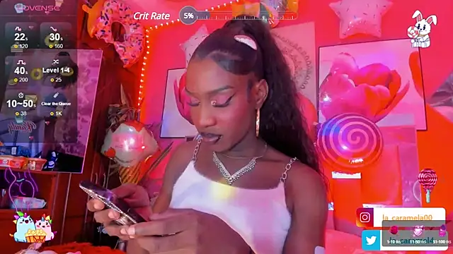 Snapshot of Dulcee_kandy chatting on February 19, 12:57 am Dulcee kandy online show from February 19, 12:57 am