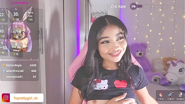 urfavprettygirl online show from January 9, 9:48 am