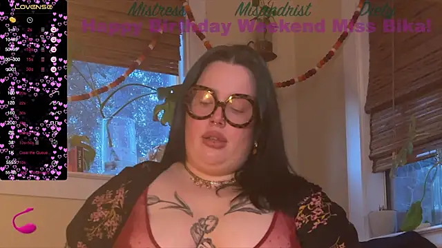 MissBika online show from January 13, 1:02 am