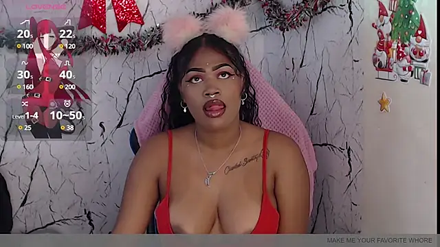 Snapshot of ebonyciaraqueen chatting on December 13, 8:15 pm ebonyciaraqueen online show from December 13, 8:15 pm
