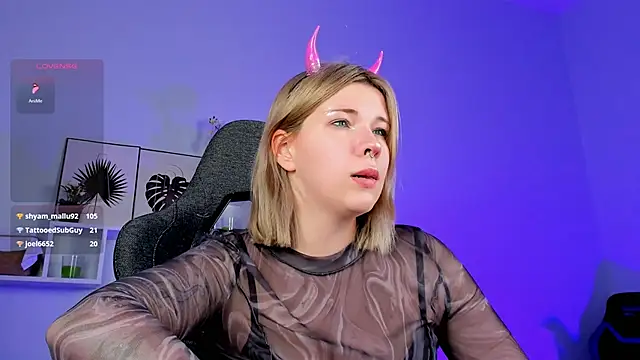 Snapshot of AliceSunday chatting on December 21, 2:15 pm AliceSunday online show from December 21, 2:15 pm