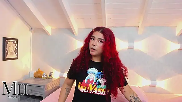 Snapshot of MizzHell chatting on January 11, 3:55 am MizzHell online show from January 11, 3:55 am