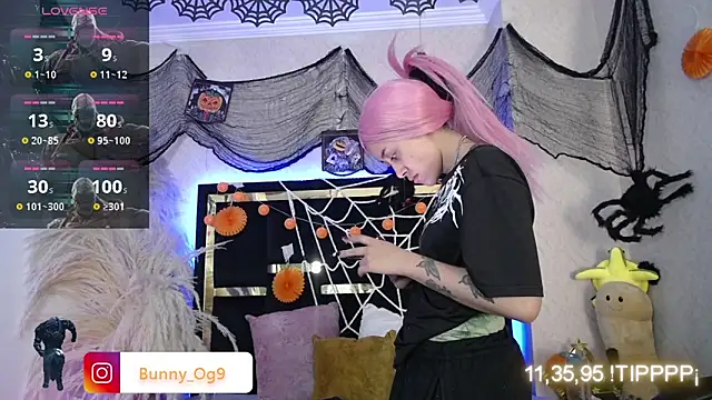 Bunny O online show from October 28, 8:22 pm