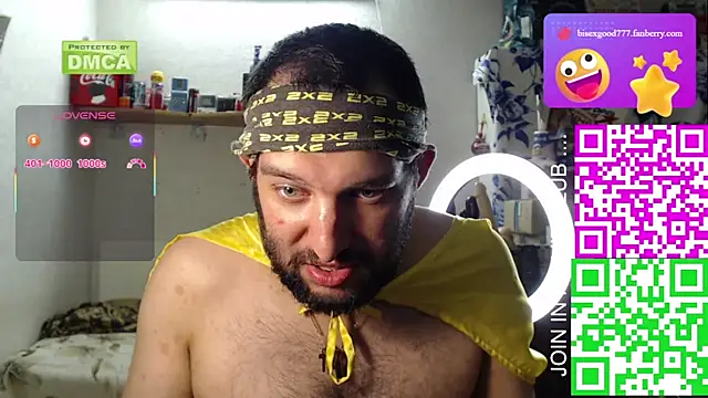 BISEXGOOD777 online show from October 11, 8:51 pm