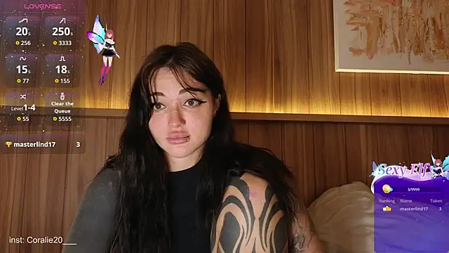 Coralie20  online show from April 4, 8:23 am