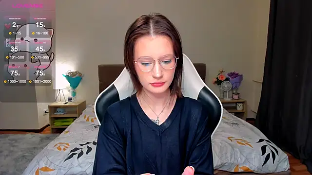 Snapshot of DearLia chatting on February 14, 2:18 am DearLia online show from February 14, 2:18 am