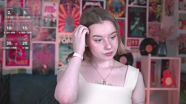 Snapshot of AdeleLoomis chatting on February 18, 8:49 am AdeleLoomis online show from February 18, 8:49 am