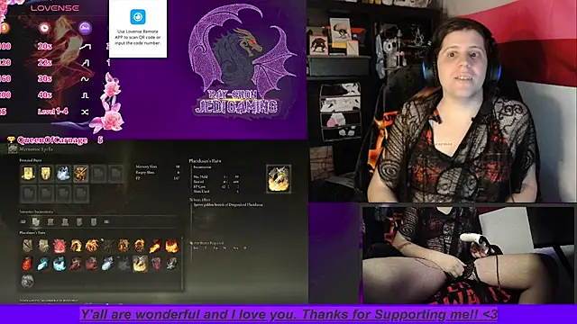 Snapshot of Rae-Suon chatting on January 8, 7:24 am Rae-Suon online show from January 8, 7:24 am