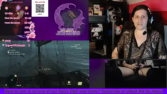 Snapshot of Rae-Suon chatting on January 10, 1:10 am Rae-Suon online show from January 10, 1:10 am