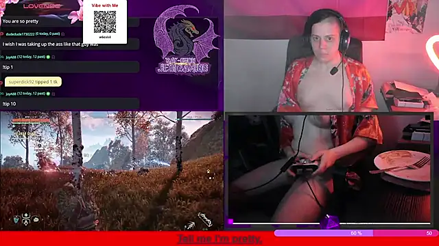 Snapshot of Rae-Suon chatting on March 4, 5:11 am Rae-Suon online show from March 4, 5:11 am