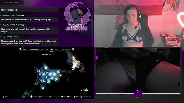 Snapshot of Rae-Suon chatting on March 7, 5:18 am Rae-Suon online show from March 7, 5:18 am