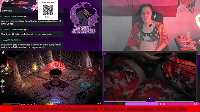 Snapshot of Rae-Suon chatting on March 9, 12:21 am Rae-Suon online show from March 9, 12:21 am