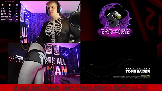 Snapshot of Rae-Suon chatting on October 8, 2:09 am Rae-Suon online show from October 8, 2:09 am