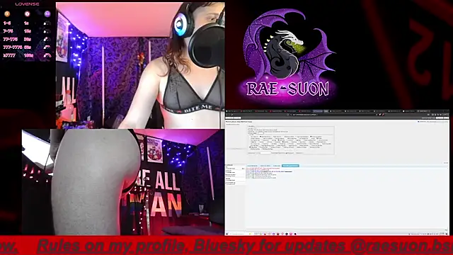 Snapshot of Rae-Suon chatting on October 11, 2:11 am Rae-Suon online show from October 11, 2:11 am