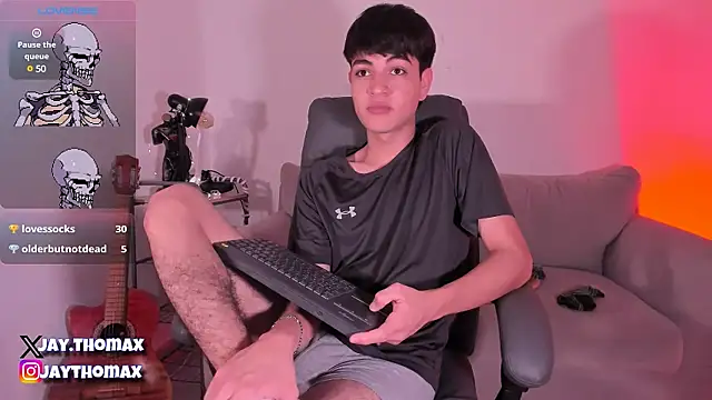 Snapshot of JaycoThomas chatting on February 9, 6:26 pm JaycoThomas online show from February 9, 6:26 pm