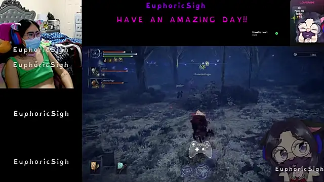 EuphoricSigh online show from February 21, 5:47 pm