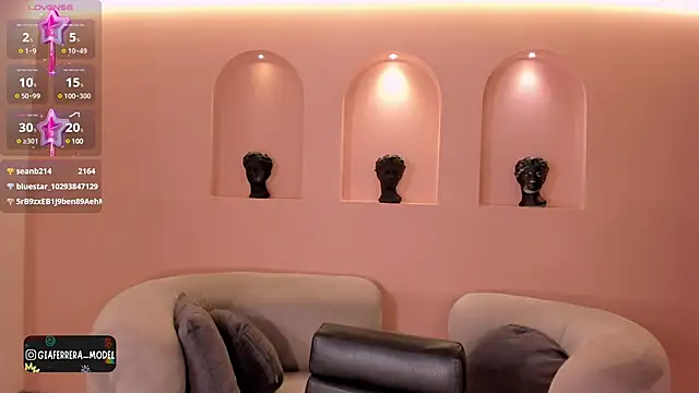 Snapshot of GiaFerrara chatting on February 12, 9:20 am GiaFerrara online show from February 12, 9:20 am