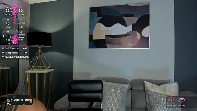 Snapshot of GiaFerrara chatting on February 25, 1:41 am GiaFerrara online show from February 25, 1:41 am