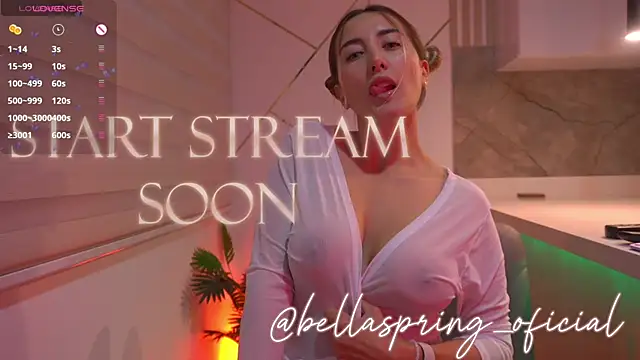 b3llaspringg online show from February 8, 8:45 pm