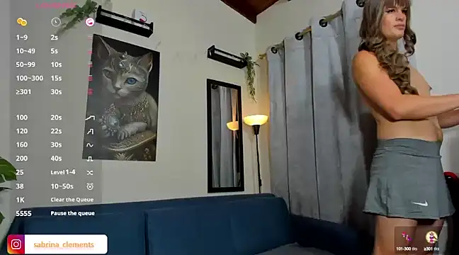 sabrina clementss online show from February 1, 4:46 am