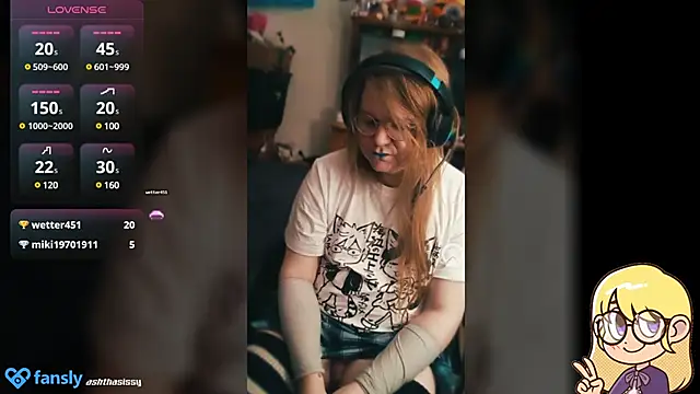 AshThaSissy online show from December 19, 1:18 pm