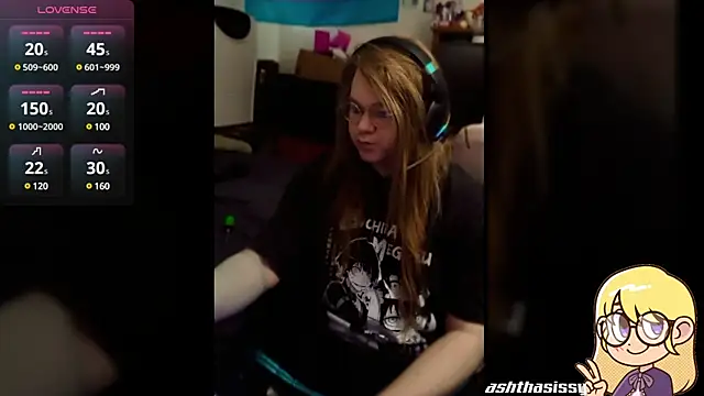 AshThaSissy online show from December 31, 4:57 pm