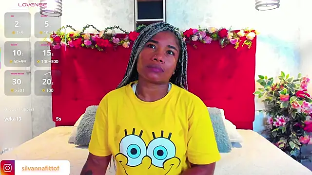 Snapshot of SilvannaFit chatting on June 22, 11:40 am SilvannaFit online show from June 22, 11:40 am