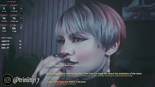 Snapshot of Trinity___s chatting on February 10, 4:30 am Trinity s online show from February 10, 4:30 am