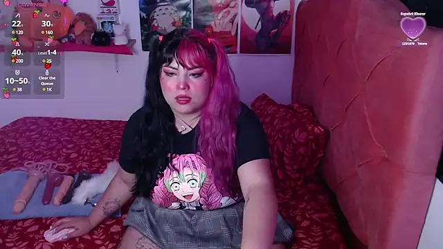 Snapshot of Pinky-Flower chatting on January 6, 10:58 pm Pinky-Flower online show from January 6, 10:58 pm