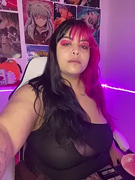 Snapshot of Pinky-Flower chatting on March 9, 1:48 pm Pinky-Flower online show from March 9, 1:48 pm